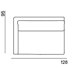 Astin Made to Order / 1,5-seat arm left