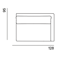 stin Made to Order / 1,5-zits arm rechts