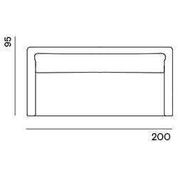 Astin op maat gemaakt / 3-zits met armleuning