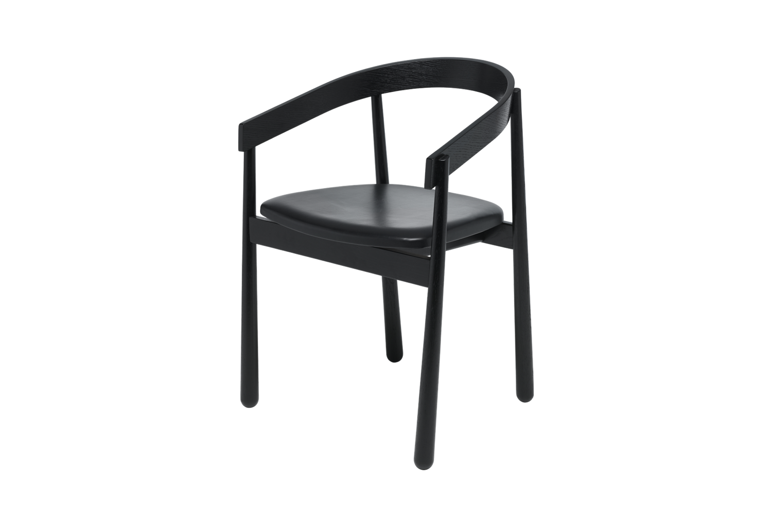 Homerun eetkamerstoel - met vegan leren zit