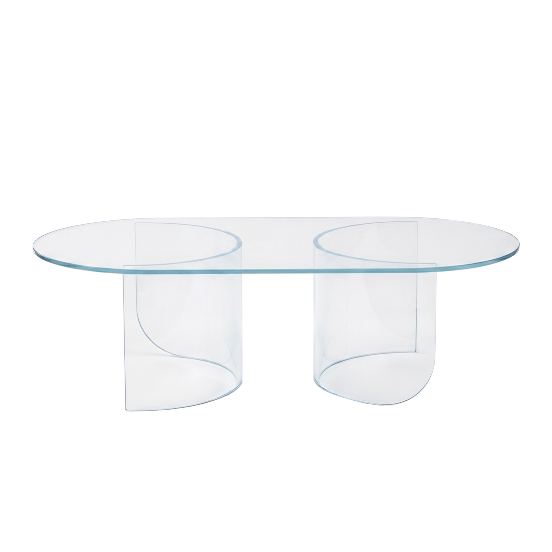 Plateau Coffee table low - glass