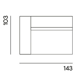 Dunbar Made to Order / 1,5-seat arm left