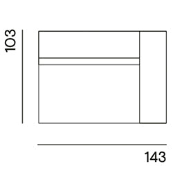 Dunbar Made to Order / 1,5-seat arm right