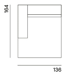 Dunbar Made to Order / Divan medium arm left