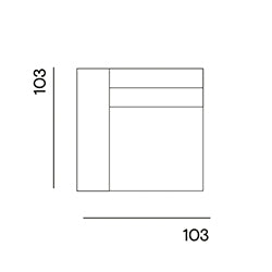 Edge Made to Order / 1-seat arm left