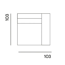 Edge Made to Order / 1-seat arm right