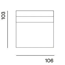 Edge Made to Order / 1,5-seat no arms