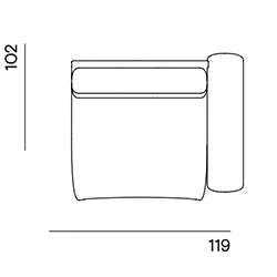 Frankie Made to Order / 1-seat arm right