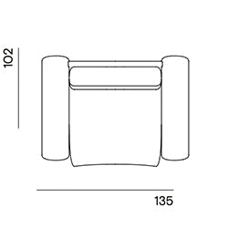 Frankie Made to Order / 1-seat with arms