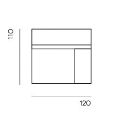 Clay Made to Order / 1-seat arm right