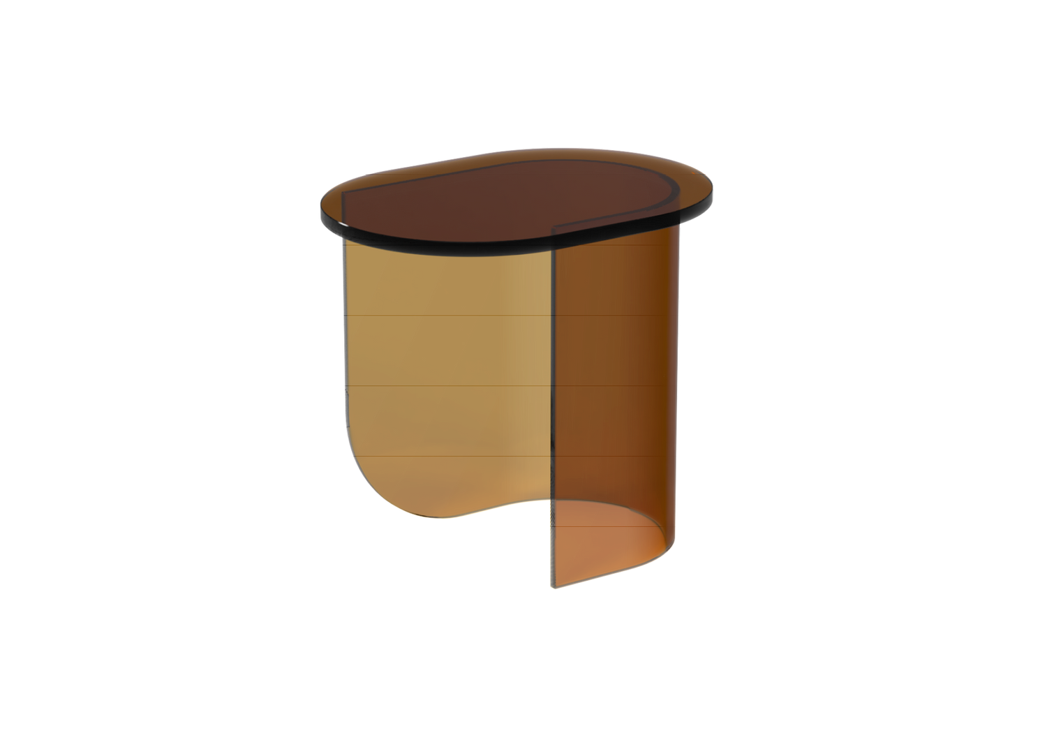 Plateau Side table - glass