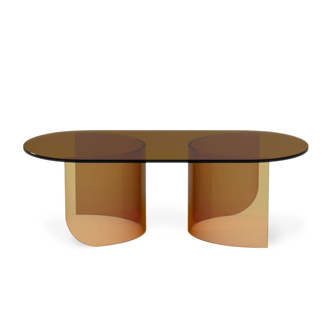 Plateau Coffee table low - glass