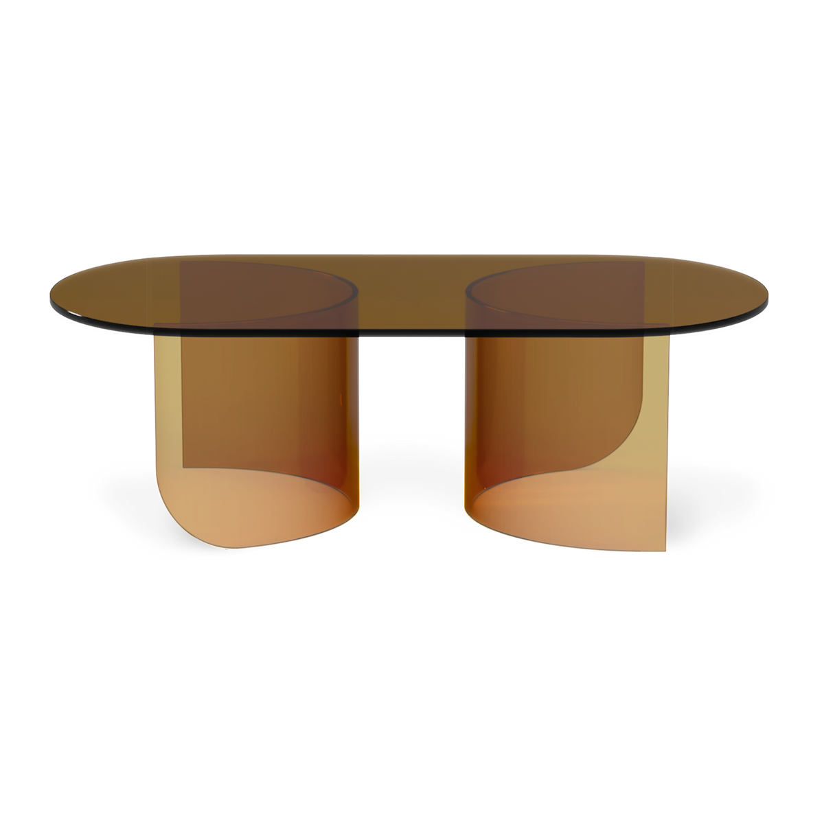 Plateau Coffee table low - glass