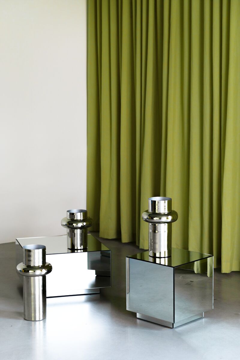 Kobu side table - glass